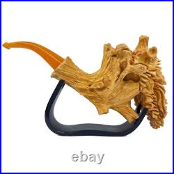 S. Yanik Meerschaum Pipe Talking Tree, Ent Smoking Pipe, Handcarved Tobacco Pipe
