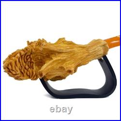 S. Yanik Meerschaum Pipe Talking Tree, Ent Smoking Pipe, Handcarved Tobacco Pipe