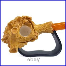 S. Yanik Meerschaum Pipe Talking Tree, Ent Smoking Pipe, Handcarved Tobacco Pipe