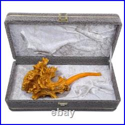 S. Yanik Meerschaum Pipe Talking Tree, Ent Tobacco Smoking Pipe