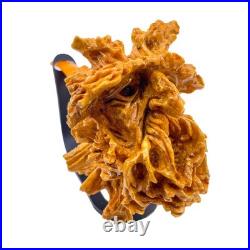 S. Yanik Meerschaum Pipe Talking Tree, Ent Tobacco Smoking Pipe