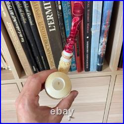 S. Yanik Meerschaum Pipe Unique, Knot Ornament, Floral Tobacco Smoking Pipe