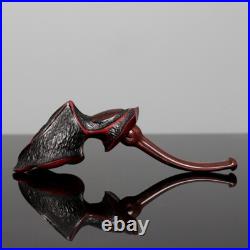 Sandblasted Briar Tobacco Pipe Rusticated Freehand Pipe Handmade Smoking Pipe