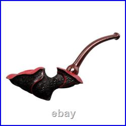 Sandblasted Briar Tobacco Pipe Rusticated Freehand Pipe Handmade Smoking Pipe