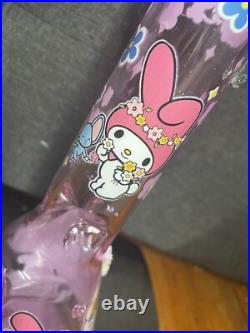 Sanrio My Melody And My Sweet Piano Glass 8 Inch Pink Glass Bong Smoking Pipe