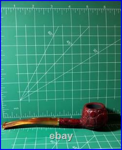 Savinelli Alligator Elegance Red (313E) Tobacco Pipe Brand New In The Box