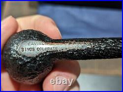 Savinelli Bing's Favorite Colorate Rusticated Billiard 6mm Tobacco Smoking Pipe