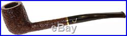 Savinelli Bing's Favorite Walnut Rustic Smoking Pipe with Black Mouthpiece 5249K