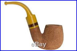Savinelli Ghibli 614 Rustic Tobacco Pipe Bent Billiard