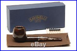 Savinelli Marron Glace 207 Smooth Brown Tobacco Pipe