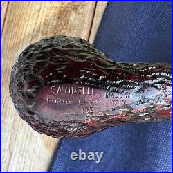 Savinelli Porto Cervo Rusticated (173) 6mm Filter Tobacco Pipe NEW