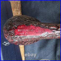 Savinelli Porto Cervo Rusticated Bent Billiard (606 KS) 6mm Filter Tobacco Pipe