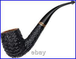 Savinelli Porto Cervo Rusticated Bent Billiard (606 KS) 6mm Filter Tobacco Pipe