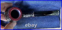 Savinelli Roma Rusticated Bent Billiard (602) 6mm Filter Tobacco Pipe