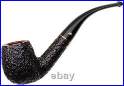Savinelli Roma Rusticated Bent Billiard (602) 6mm Filter Tobacco Pipe