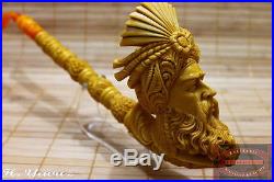 Saxophone Ottoman Sultan Meerschaum Smoking Tobacco Pipe Pfeife Pipa By H Yavuz
