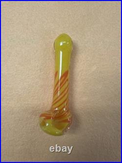 Set Of 50 Tobacco Smoking Blown Glass Hand Pipes With Colorful Design