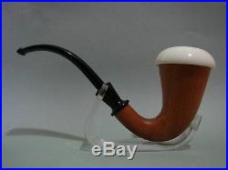 Sherlock Holmes Calabash Block Meerschaum Stone Bowl Tobacco Pipe Pipa Unused