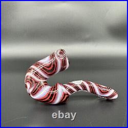 Sherlock Tedrow Linework Glass Tobacco Pipe Handmade Colorful Heavy Heady OVG US