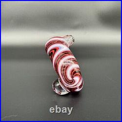 Sherlock Tedrow Linework Glass Tobacco Pipe Handmade Colorful Heavy Heady OVG US