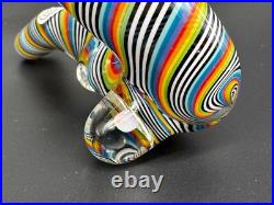 Sherlock Tedrow Linework Glass Tobacco Pipe Handmade Colorful Heavy Heady OVG US