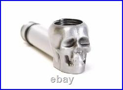 Skull Design Metal Tobacco Smoking Pipe US Seller Free Shipping