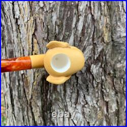 Skull Head Meerschaum Pipe Stone Pipe Smoking Pipe Handmade Pipe Decorative