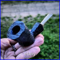 Small Handcrafted Smoking Pipe Authentic Smoking Pipe Bog Oak (Morta)