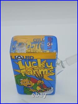 Smoking LUXURY Glass Pipes LUCKY FARMS Brand New