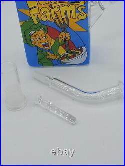 Smoking LUXURY Glass Pipes LUCKY FARMS Brand New