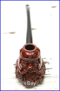 Smoking Pipe For Tobacco Hand Carved Wooden Gimli Gandalf Lord of The Rings Gift