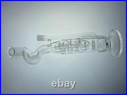 Smoking Pipes bent neck different shape swiss bong double drain 18inch tall 18mm