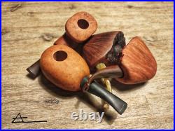 Smoking pipe freehand Submarine No. 1 handmade briar- no filter