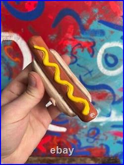 Smoking pipe/ hot dog/ ceramic/ weird/ bong/ pipe