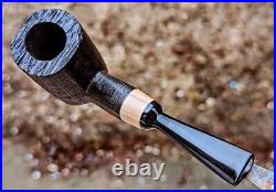 Smoking tobacco Pipe made by Bog Oak (Morta) 100% Handcrafted