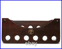 Smoking tobacco pipe stand wooden rack handmade display for 11 bowls Solid wood