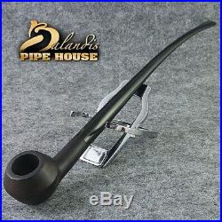 Smooth BRIAR wood TOBACCO LONG smoking pipe LONG TROLL LOTR Churchwarden