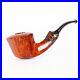 Smooth_Briar_Tobacco_Pipe_Handmade_Freehand_Smoking_Pipe_Curved_Cumberland_Stem_01_fija