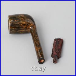Smooth Canadian Pipe Handcrafted Wooden Briar Pipe Cumberland Stem Tobacco Pipe