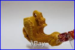 Smooth Egg In Wild Dragon Claw Meerschaum Tobacco Pipe Pfeife Pipa By Kenan