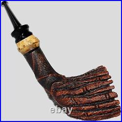 Smooth Engraved Dracaena Freehand Tobacco Smoking Briar Pipe By Master Kucera