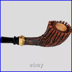 Smooth Engraved Dracaena Freehand Tobacco Smoking Briar Pipe By Master Kucera