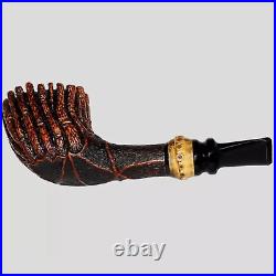 Smooth Engraved Dracaena Freehand Tobacco Smoking Briar Pipe By Master Kucera