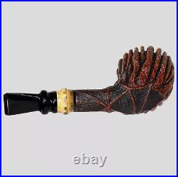 Smooth Engraved Dracaena Freehand Tobacco Smoking Briar Pipe By Master Kucera