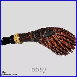 Smooth Engraved Dracaena Freehand Tobacco Smoking Briar Pipe By Master Kucera