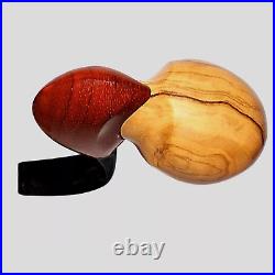 Smooth Freehand Olive Wood-brich Smoking Pipe Kit-hortig-tobacco Smoking Pipe