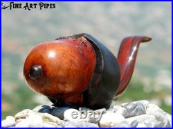 Snoopy Briar Wood Tobacco Smoking Pipe Bust M-249 by Oguz Simsek