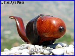 Snoopy Briar Wood Tobacco Smoking Pipe Bust M-249 by Oguz Simsek