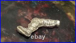 Solid 925 Sterling Silver Handcrafted Custom Figural Tobacco Pipe Tamper Unique