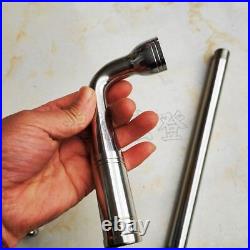 Stainless steel smoking old-fashioned pipe fitness equipment outdoor sports 60cm